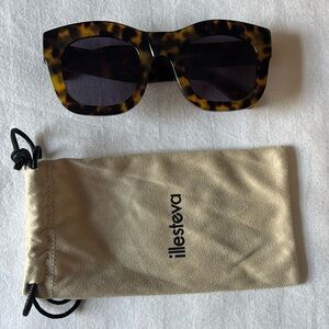 ILLESTEVA TORTOISE HAMILTON SUNGLASSES